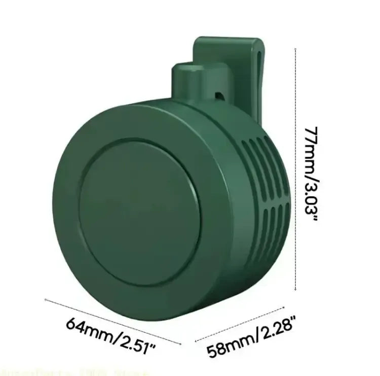Mini Clip on Fan for Shirt & Waist, Portable Small Whirlwind Bladeless Fan, Small but Powerful, 3-Speed Silent Personal Mini Rechargeable Cooling Fans